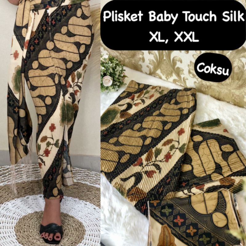 kamen plisket + selendang