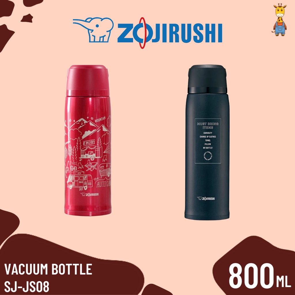 Zojirushi Vac Bottle SJ-JS08 - Vacuum Bottle Termos Air Panas