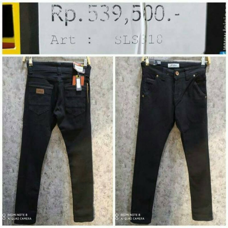 Celana Hitam Pria Lois Jeans - SLS318