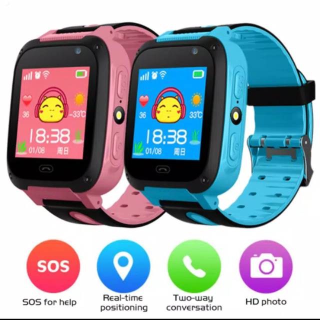SMARTWATCH ANAK ANTI AIR CANGGIH JAM HP BISA TELPONAN JAM GPS PELACAK LOKASI ANAK