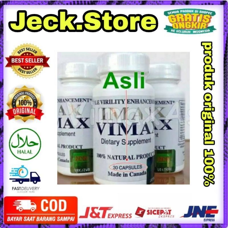 VIMAX IZON ASLI ORIGINAL100% MADE IN CANADA BERCODE TERMURAH