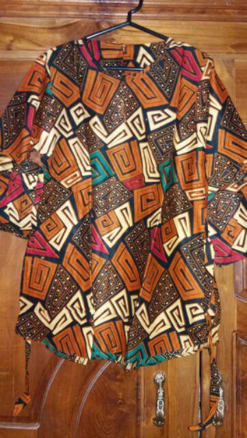 Terlaris Serut Genes Jelita Tunic Navbor Yelbor Whitbor Creambor Tunik Batik Modern Hrb030 Dolbi Dob