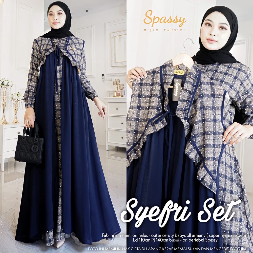 Gamis Syefri set By Spassy