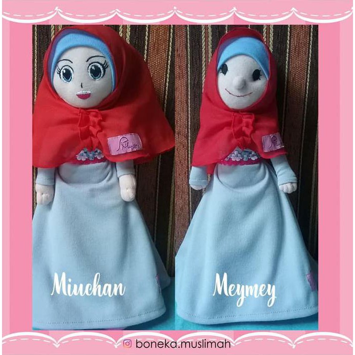 BONEKA MUSLIMAH  MINI MEYMEY/ MIUCHAN BASIC DRESS BM1358 GT45