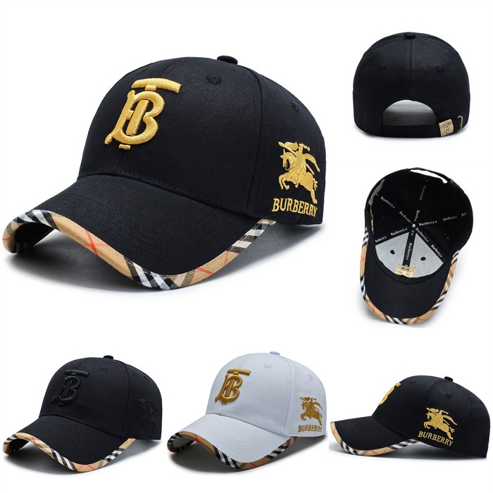 [BISA COD] TOPI BASEBALL DISTRO PRIA & WANITA PREMIUM IMPORT SPORTY TB BURBERRY, TOPI BORDIR COWOK