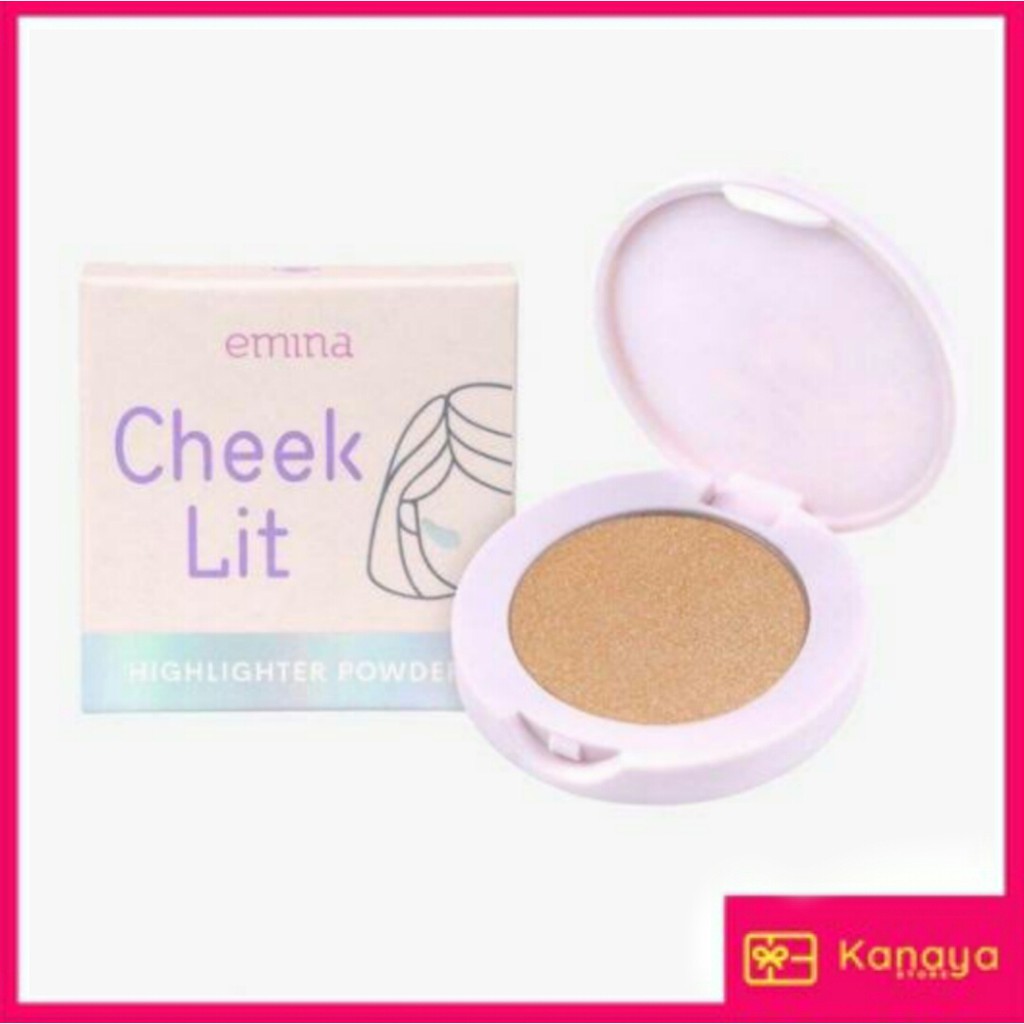 (BISA COD) Emina Cheek Lit Highlighter Powder