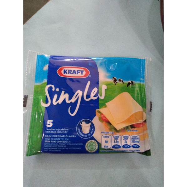 KRAFT SINGLE 5 SLICES 75 GR