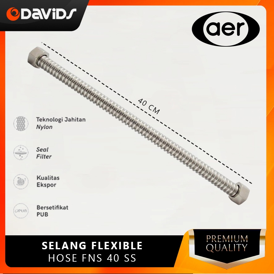 Aer Selang Closet Duduk Flexible Wastafel Water Heater Kloset Hiter Fleksibel