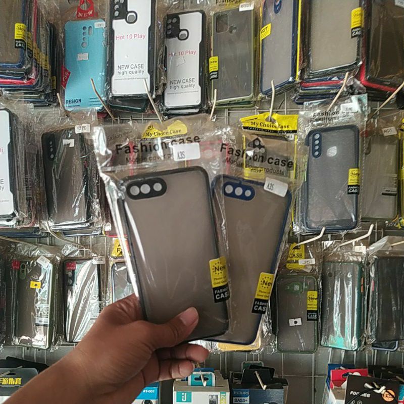 oppo a3s realme 2 hybrid case fdt my choice