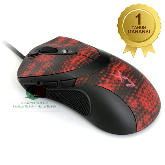 JUAL A4Tech Gaming Mouse X7 F7 V-Track Macro Onboard-Memory Original MURAH
