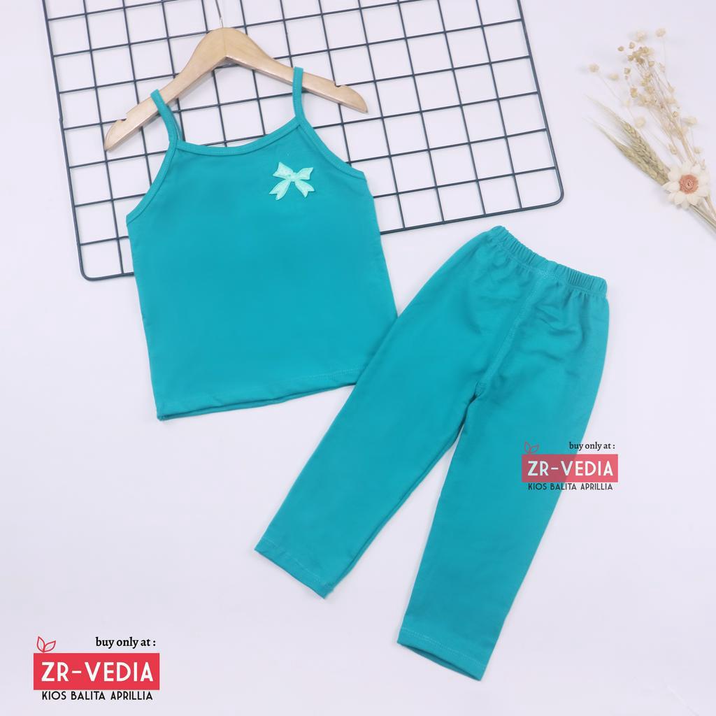 Setelan Violett uk bayi-2 Tahun / Baju Anak Perempuan Baby Celana Panjang Legging Kaos Tanktop Polos Kiosbalitaaprillia