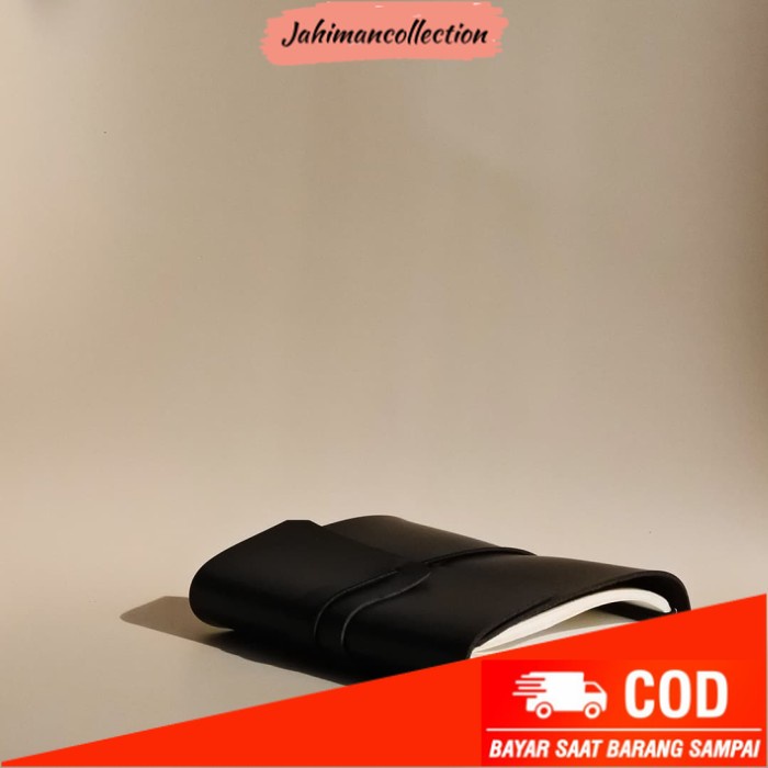 

✨ BISA COD ✨ Travel Leather Notebook - Ebony, 10x15 cm