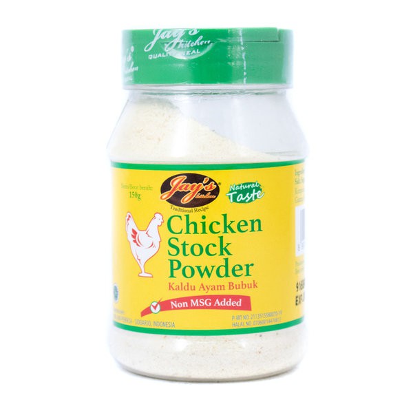 

JAY'S Kitchen Chicken Stock Powder 150gr - Kaldu Ayam Bubuk JAY'S Kitchen