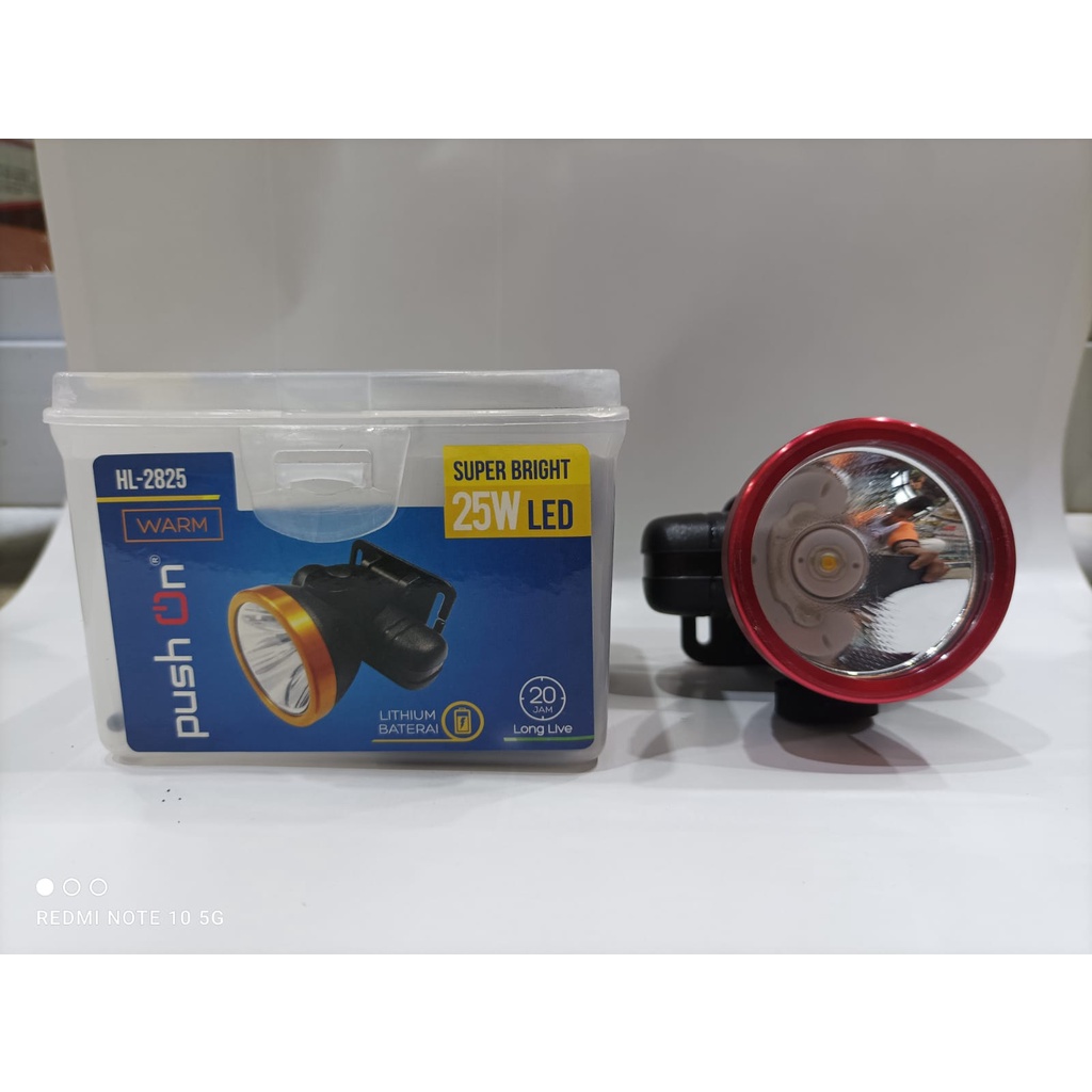 Senter Kepala - Push On