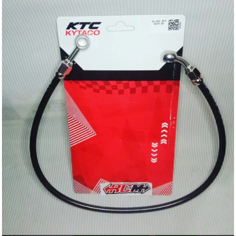 SELANG KABEL REM CAKRAM 60CM 60 CM BLACK HITAM ORI ORIGINAL KTC RACING ASLI