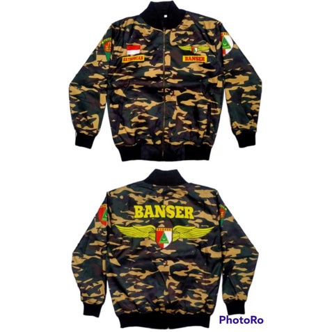 JAKET ANTI AIR DAN SWEATER BANSER SUBLIM/FULLPRINT