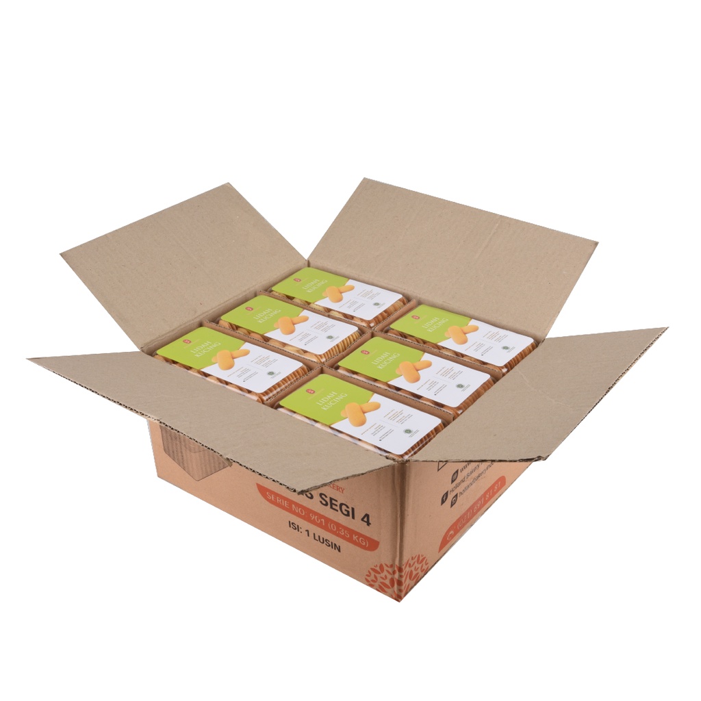 Paket Kue Lidah Kucing isi 12-Holland Bakery