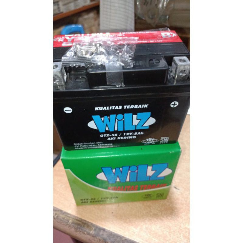 Jual aki motor merek wilz tipe gtz5s murah | Shopee Indonesia