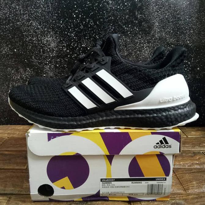 Kualitas Terbaik Adidas Ultraboost 4.0 Orca Black White UA ORIGINAL BASF BOOST MURAH