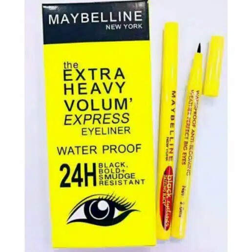 Eyeliner Spidol Kajal Maybellin - Eyeliner Colosal Maybellin Hitam