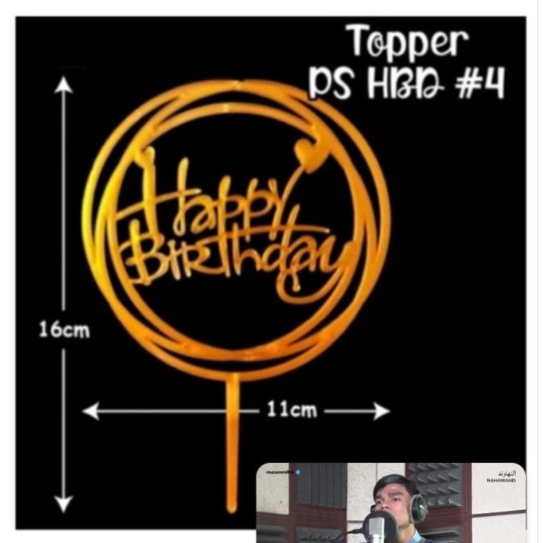 

Topper Happy Birthday