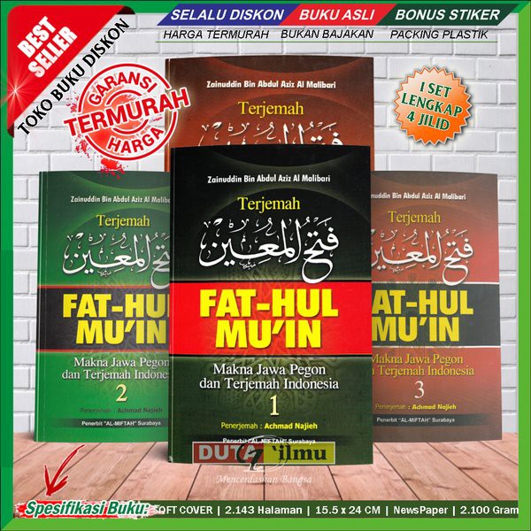 Jual Terjemah Fathul Muin Indonesia Makna Gandul Set Buku