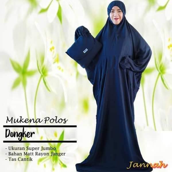 MUKENA TERUSAN POLOS JANNAH