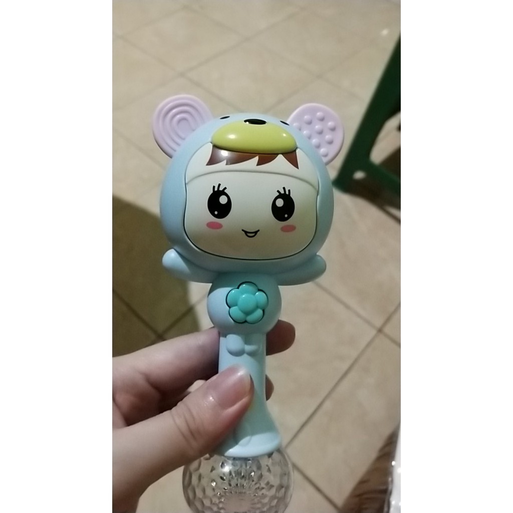 Honey Boo - Mainan Bayi Tongkat Genggam Rattle Stick Dengan Musik dan Lampu-7