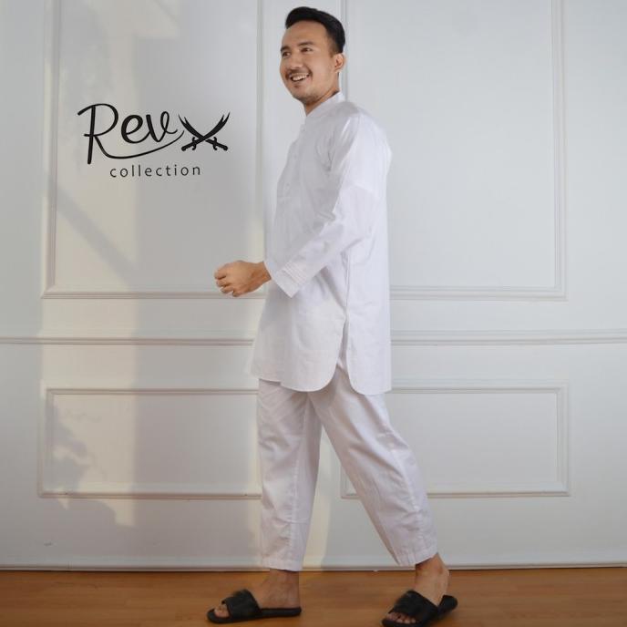 Baju Stelan Koko Pakistan Pria Muslim Haji Umroh