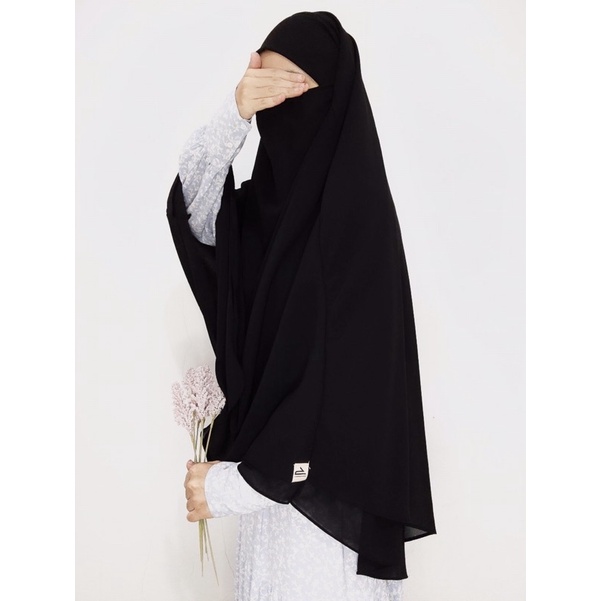 French Khimar FK Malikah Double Layer by Kalamodestwear