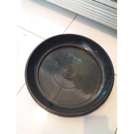 Dijual tatakan pot merk bp 40-60//tatakan pot 45cm. - Hitam Murah