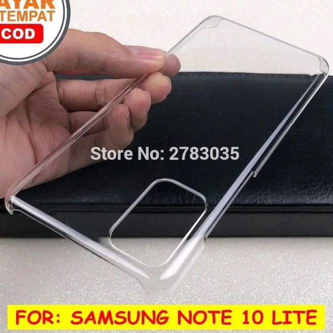 Samsung Galaxy Note 10 Lite - Clear Hardcase Cover Casing Transparan Mika.