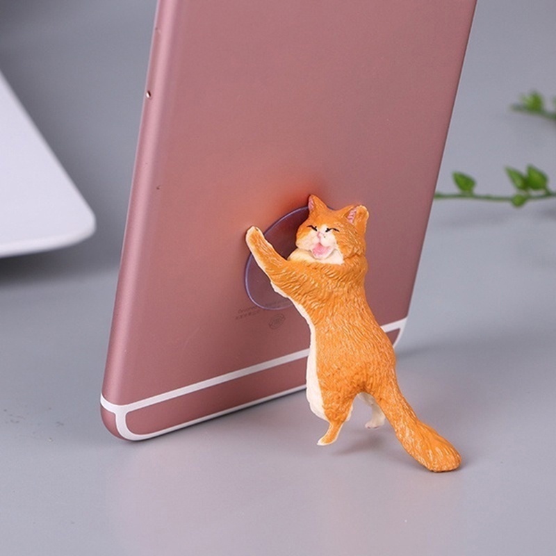 Stand Holder Bentuk Kucing Lucu Untuk Handphone