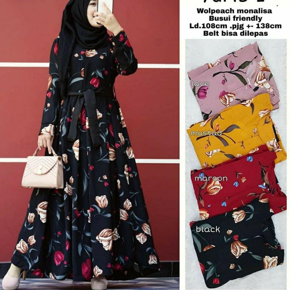 [EDI.1359] gamis yuris 2 motif bangkok / GAMIS MODERN / GAMIS MURAH Paling rame ..THANKS,.,.