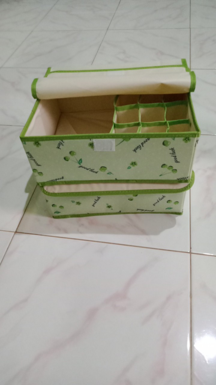 Underwear Storage Box / Tempat Penyimpanan Underwear Pakaian Dalam Motif Cherry Sb 20-02