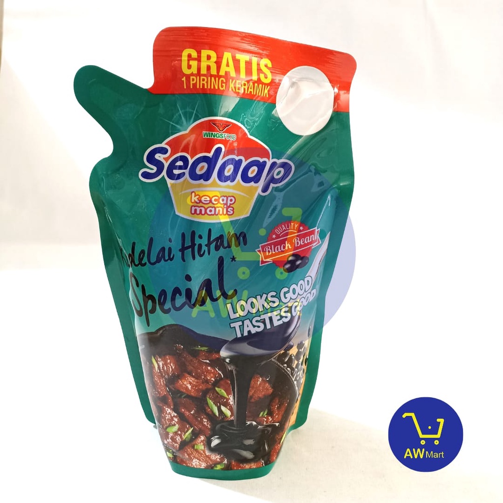 KECAP SEDAAP REFILL 550ML - KECAP SEDAAP HITAM POUCH 550ML ISI ULANG