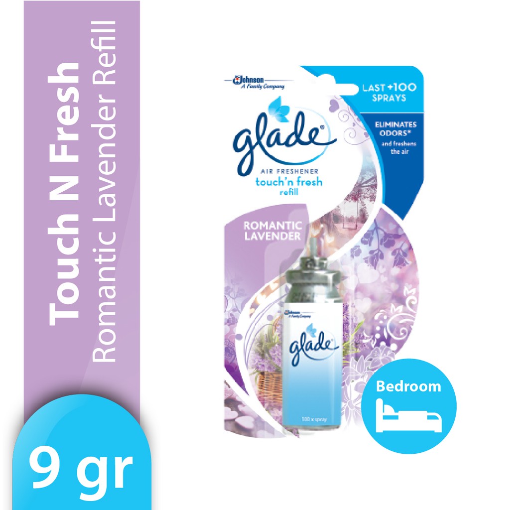 Glade Touch N Fresh Romantic Lavender Refill 9gr Shopee Indonesia