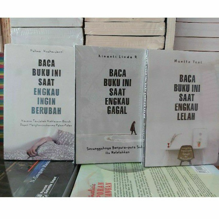 Paket Baca Buku Ini Saat Engko Lelah Berubah Gagal 3 Buku Shopee Indonesia