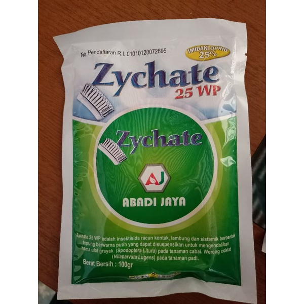 

Pengendali walang atau wereng pada tanaman cabai Zychate 25WP