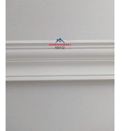 DISKON  9.9 List Gypsum motif Minimalis Polos 10 cm / List profil Gypsum minimalis polos / List Gips