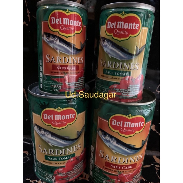 

Delmonte Del Monte Ikan Sarden Sardines Kaleng 155Gr | 425Gr