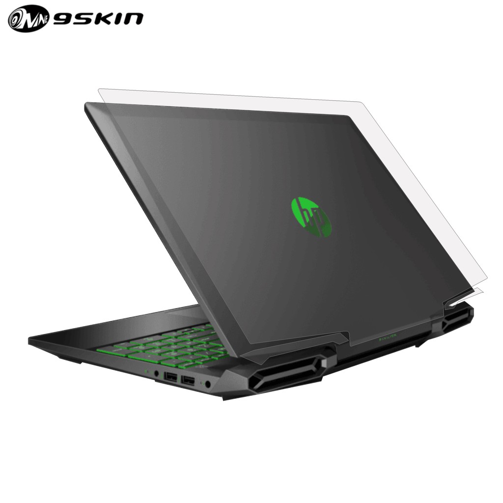 9Skin - Premium Skin Protector for HP Gaming Pavilion 15 - 3M Clear Matte