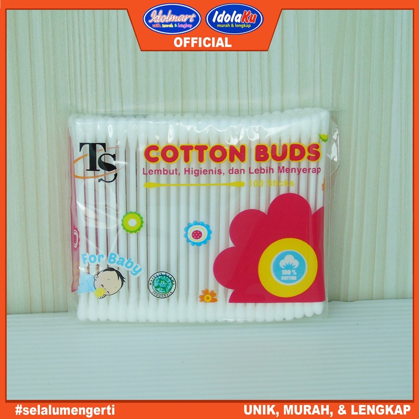 IDOLAKU Ts Cotton Bud Baby Refill isi 100pcs IDOLAKU SEMARANG