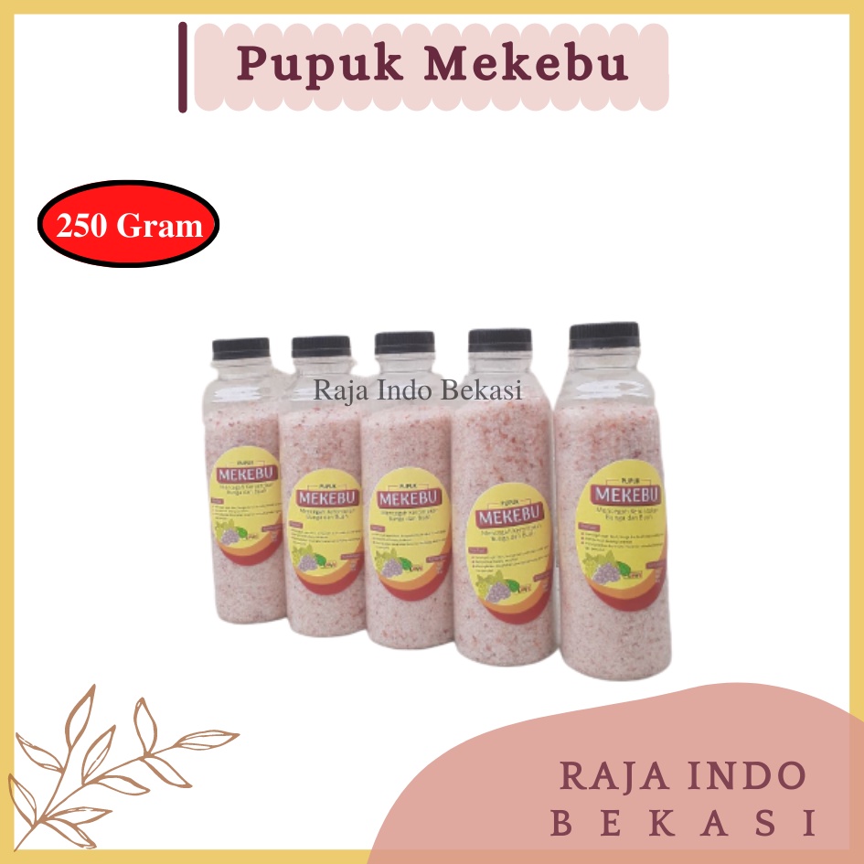 Sekar Pupuk Mekebu 250Gr Pencegah Kerontokan Bunga Buah / Pupuk Kcl Kalium Klorida Meroke MOP