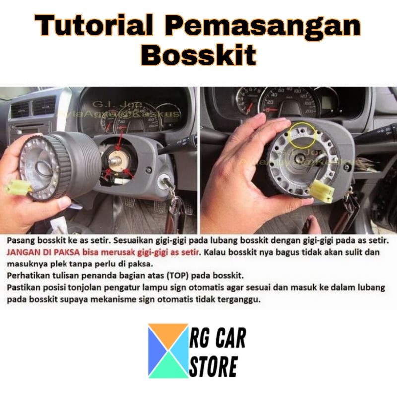 BOSSKIT KHUSUS CIVIC ESTILO MEREK HKB DIJAMIN PNP BERKUALITAS