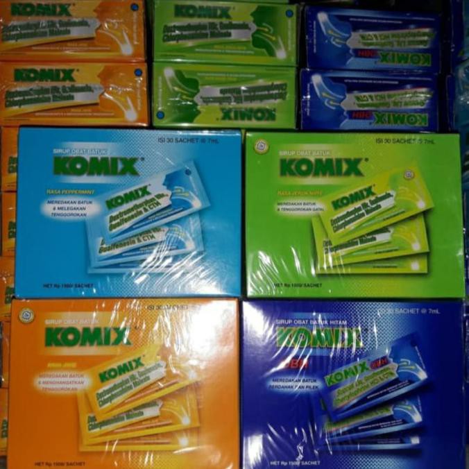 Jual Spesial Obat Batuk Obh Komix Sachet Ml Kotak Isi Sachet