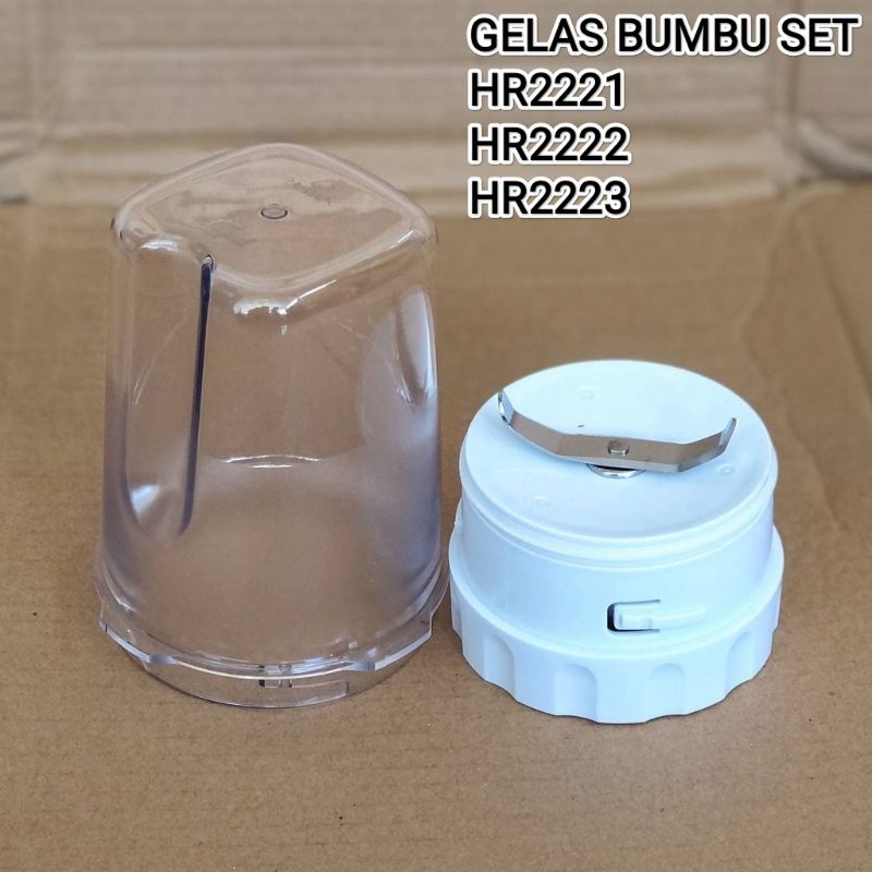 GELAS BUMBU SET BLENDER PHILIPS HR2221 HR2222 HR2223