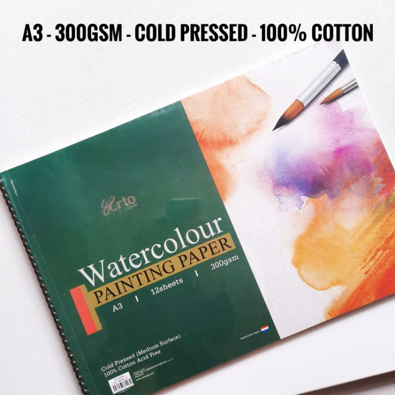 Arto Watercolour Paper A3 300gsm