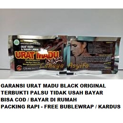 TERBUKTI PALSU GAK USAH BAYAR/GRATIS; GARANSI ORI 100% URAT MADU BLACK 1BOX UM BLACK UMBLAK UMBLACK