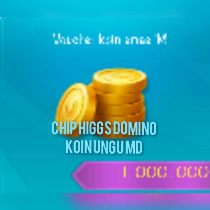 Chip koin ungu MD higgs domino termurah 1M
